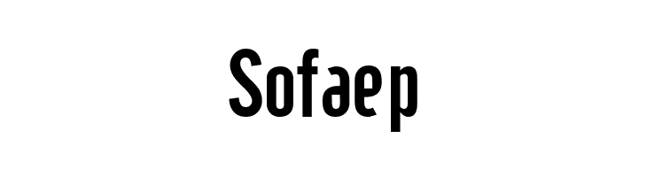 Sofaep cafeta Font