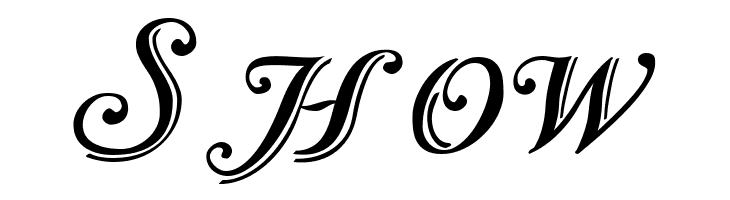 Caslon Calligraphic Initials  Free Fonts Download