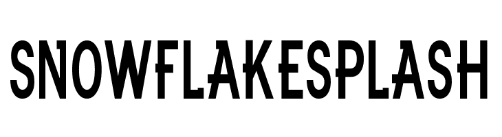 SNOWFLAKESPLASH NFL Broncos Font