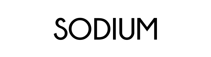 SODIUM Champagne & Limousines Bold Font