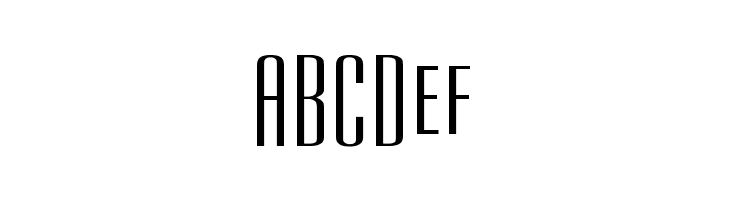 UltraCondensedSansSerif  Free Fonts Download