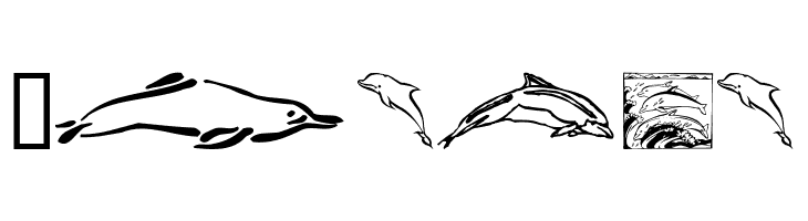 Dolphins  Free Fonts Download