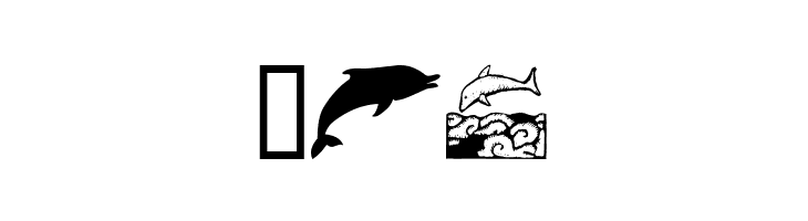 Dolphins  Free Fonts Download