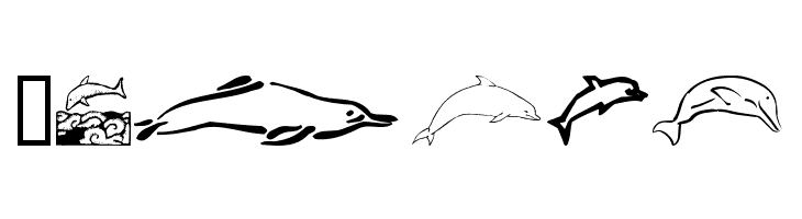 Dolphins  Free Fonts Download