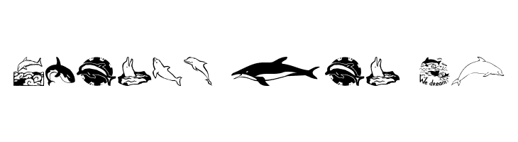 Dolphins  Free Fonts Download