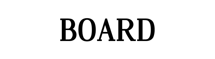 BOARD Dustismo Roman Bold Font