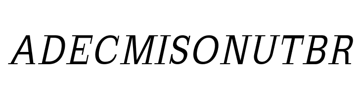 SlabRomana-Oblique  Free Fonts Download