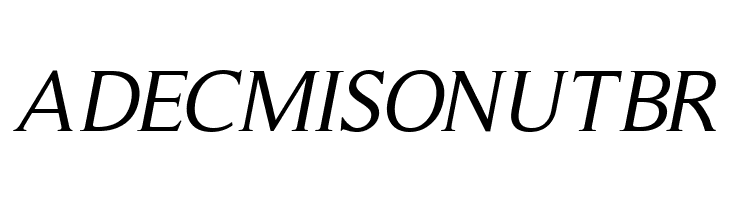 RomanSerif-Oblique  Free Fonts Download