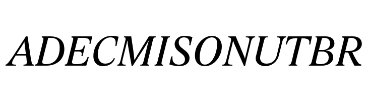 Lido STF CE Italic  Free Fonts Download