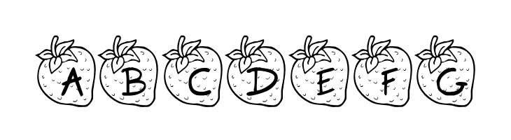 KR Strawberry  Free Fonts Download