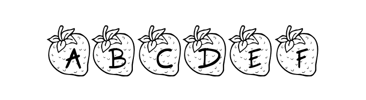 KR Strawberry  Free Fonts Download
