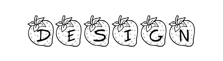 KR Strawberry  Free Fonts Download