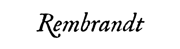 Rembrandt IM FELL English Italic Font