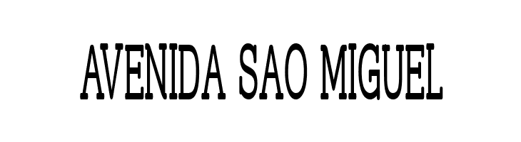 Street Corner Slab Narrower  Free Fonts Download