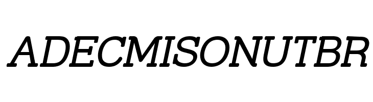 Street Corner Slab Oblique  Free Fonts Download