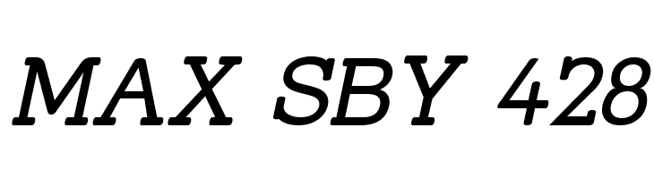 Street Corner Slab Oblique  Free Fonts Download