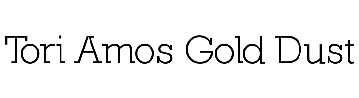 Tori%2BAmos%2BGold%2BDust Nilland Font