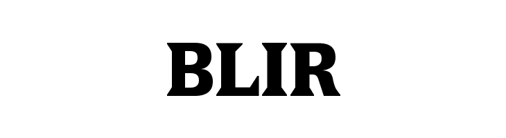 BLIR LatiniaBlack Font