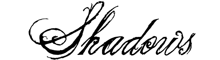 Shadows the King & Queen font Font