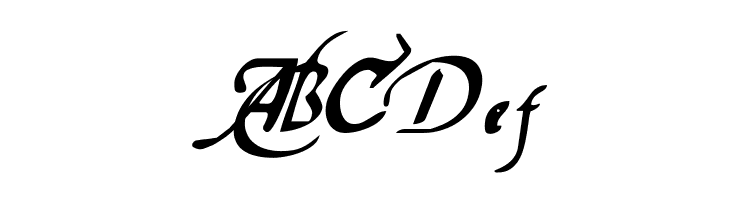 chancelaresca pw  Free Fonts Download