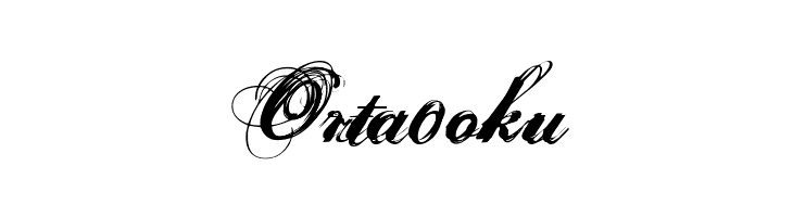 Orta0oku Hurricane  SupaDupaSerif Font