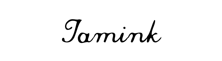 Tamink Commercial Script Font