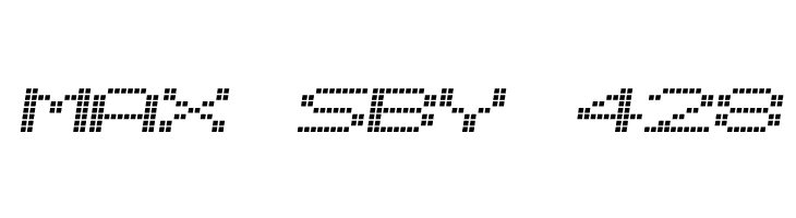 Alpine 7558S  Free Fonts Download