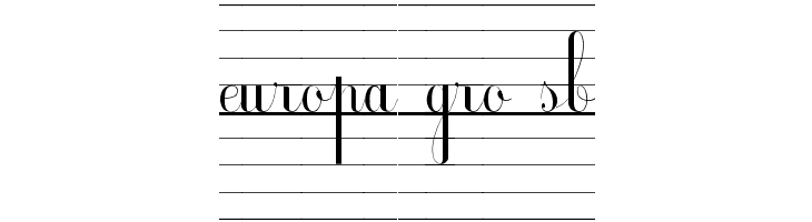 Ecolier_lignes_court  Free Fonts Download