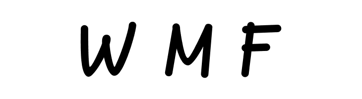 Blokletters Viltstift  Free Fonts Download