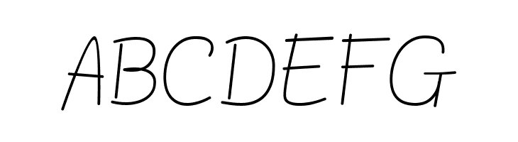 Blokletters Potlood  Free Fonts Download