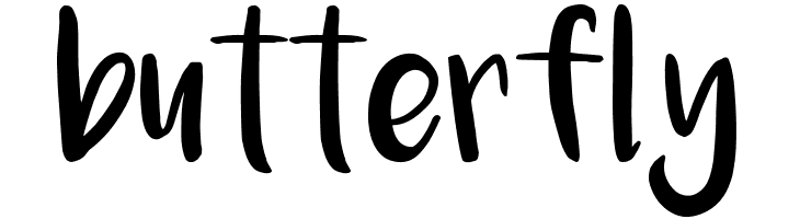 butterfly Luna Font