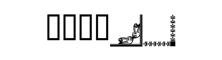 Border Corners 2  Free Fonts Download