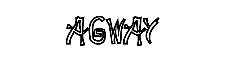 Ra's Hand Hollow  Free Fonts Download