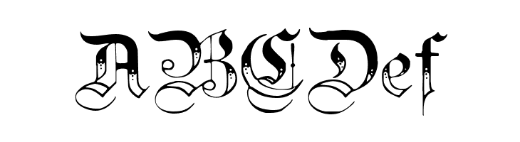 Teutonic No3 DemiBold  Free Fonts Download