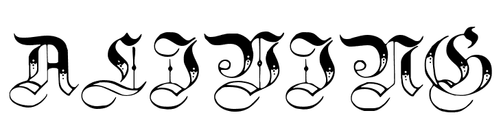 Teutonic No3 DemiBold  Free Fonts Download