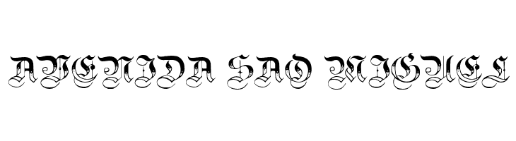Teutonic No3 DemiBold  Free Fonts Download