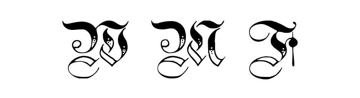 Teutonic No3 DemiBold  Free Fonts Download