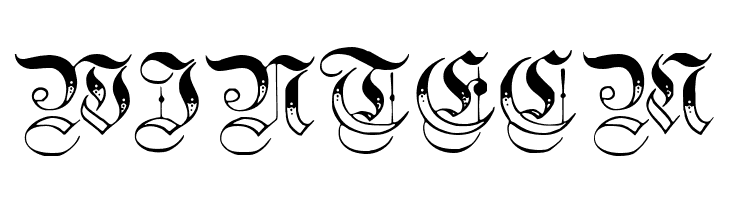 Teutonic No3 DemiBold  Free Fonts Download