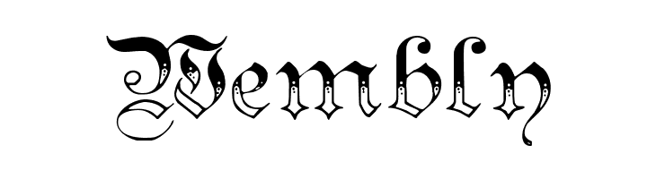 Teutonic No3 DemiBold  Free Fonts Download