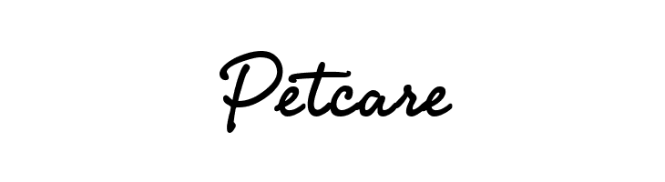 Petcare PR8 Charade Font