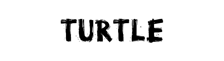 TURTLE Broken Stick Font