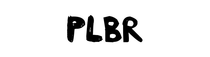 PLbr daub Font