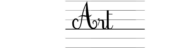 Cursif & Lignes  Free Fonts Download