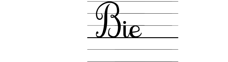 Cursif & Lignes  Free Fonts Download