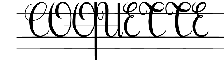 Cursif & Lignes  Free Fonts Download