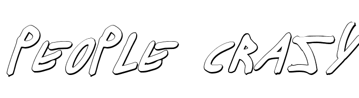 Buttons the Bear 3D Italic  Free Fonts Download