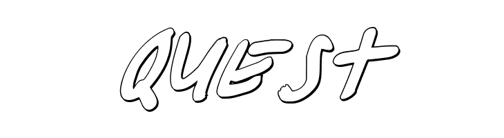 Buttons the Bear 3D Italic  Free Fonts Download