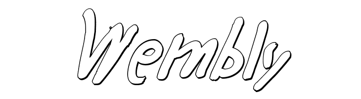 Buttons the Bear 3D Italic  Free Fonts Download