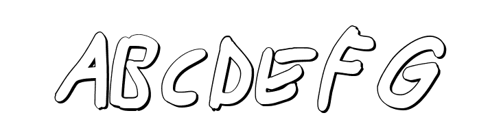 Buttons the Bear 3D  Free Fonts Download