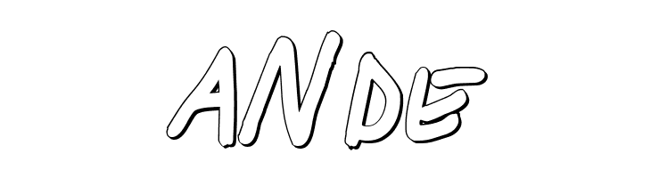 Buttons the Bear 3D  Free Fonts Download